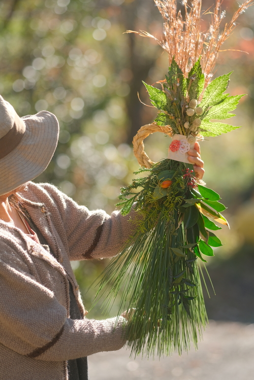親子Deしめ飾りづくり